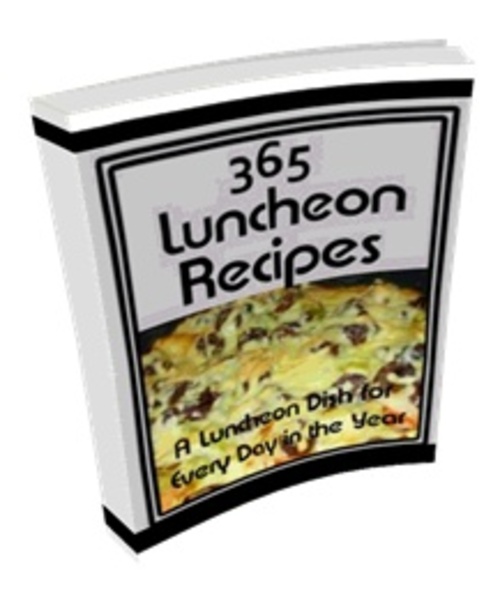 Product picture 365 Luncheon Dishes  (The Chef Cookbook)